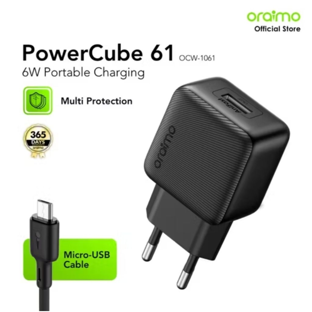 CHARGER ORIGINAL ORAIMO OCW-1061 1.2A MICRO