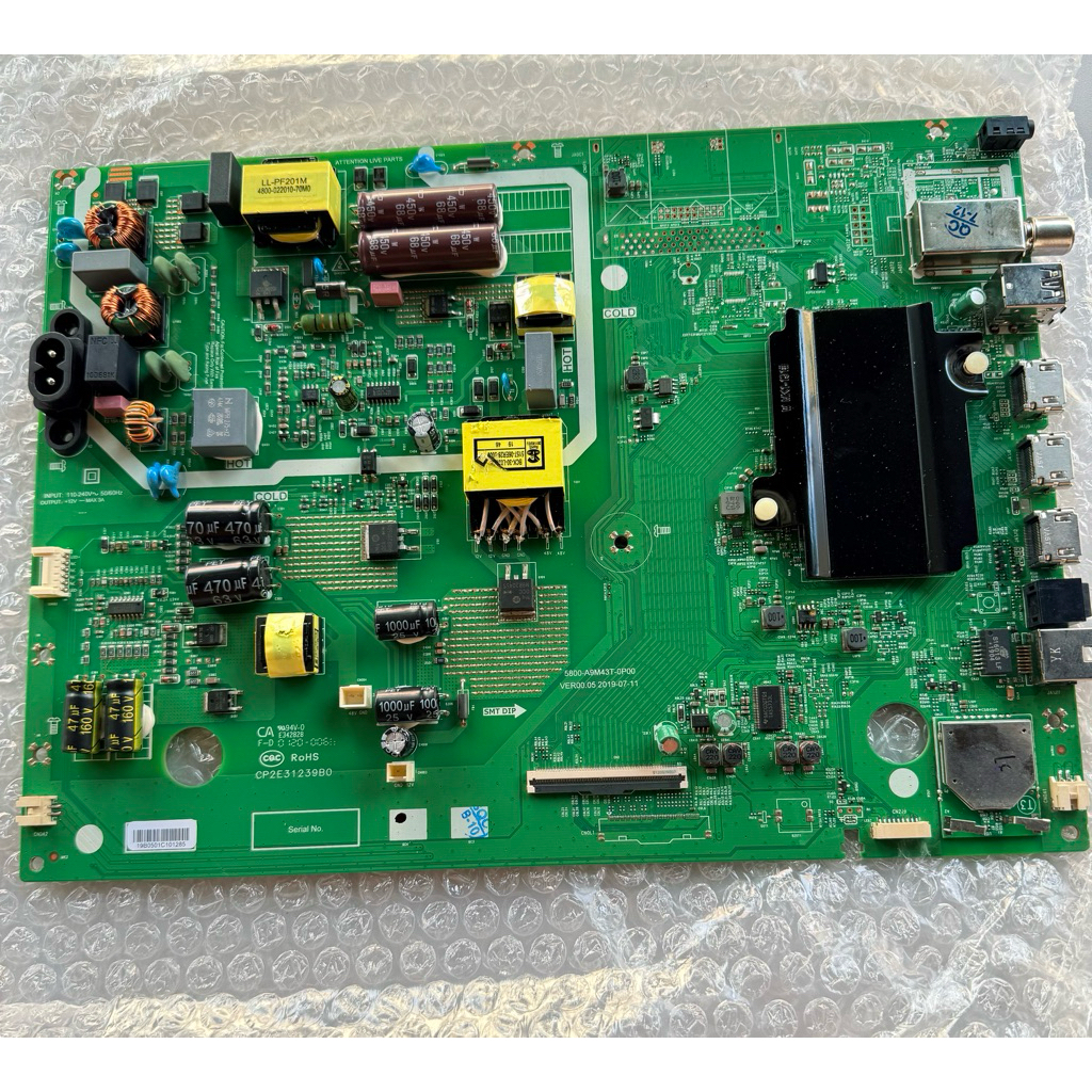 MB TV COOCAA 50S3N MAINBORD TV COOCAA 50S3N GARANSI 1BULAN