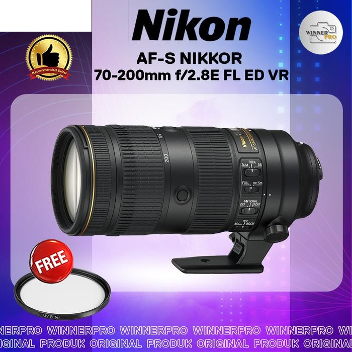 Nikon AF-S NIKKOR 70-200mm f/2.8E FL ED VR Lens