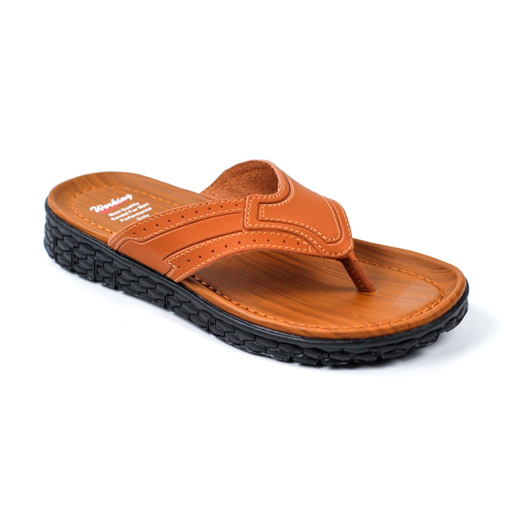 Sandal Jepit Pria Kulit Dewasa Terbaru Original Remaja Laki Laki Kekinian R 22