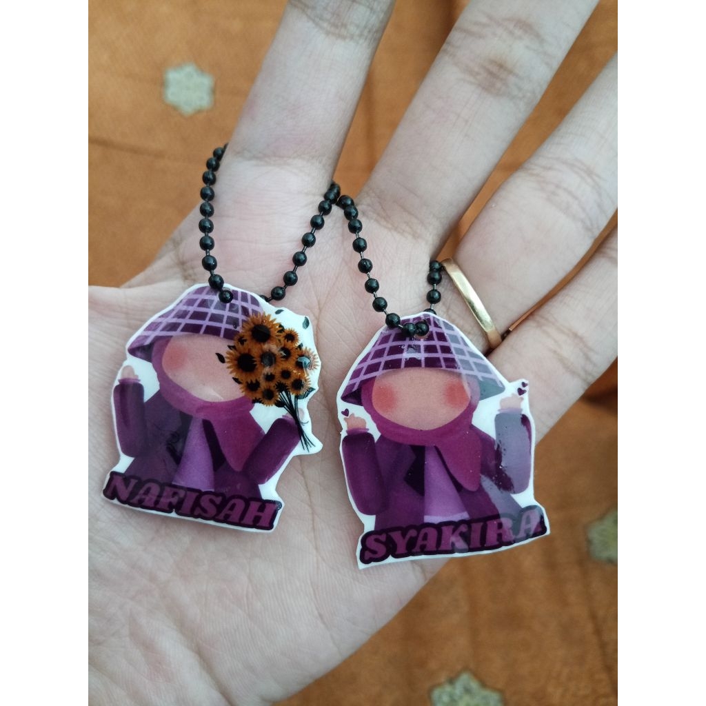 

keychain shrink paper white, keychain shrink paper transparan, keychain shrink paper custom