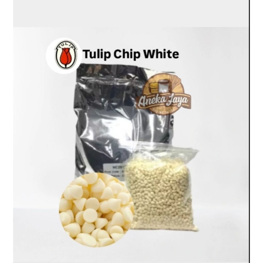 

TULIP CHOCOCHIP WHITE REPACK (250gr,500gr,1 kg)
