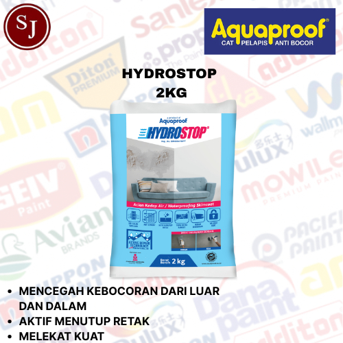 HYDROSTOP Semen Aci Acian Kedap Air / Anti Bocor dari Aquaproof 2kg