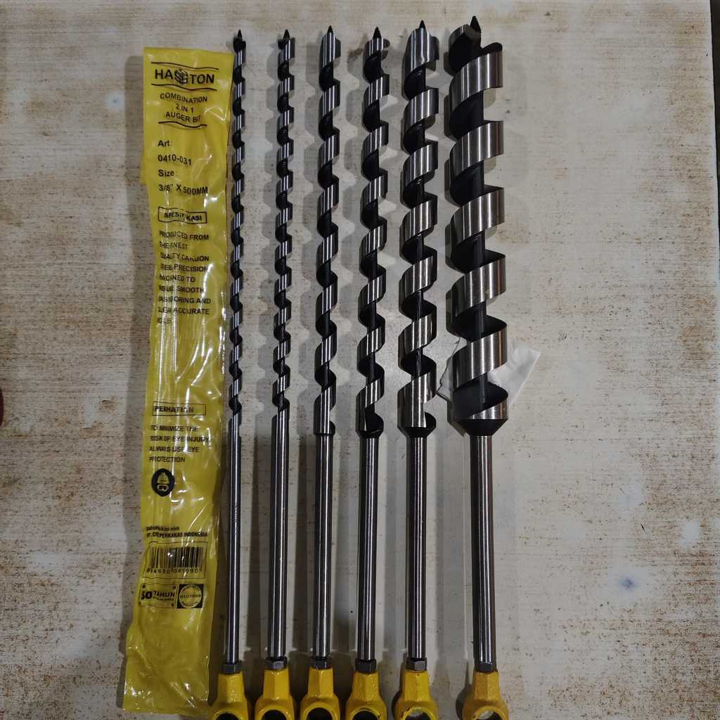 [HASSTON] MATA BOR KAYU MANUAL 10MM - 38MM