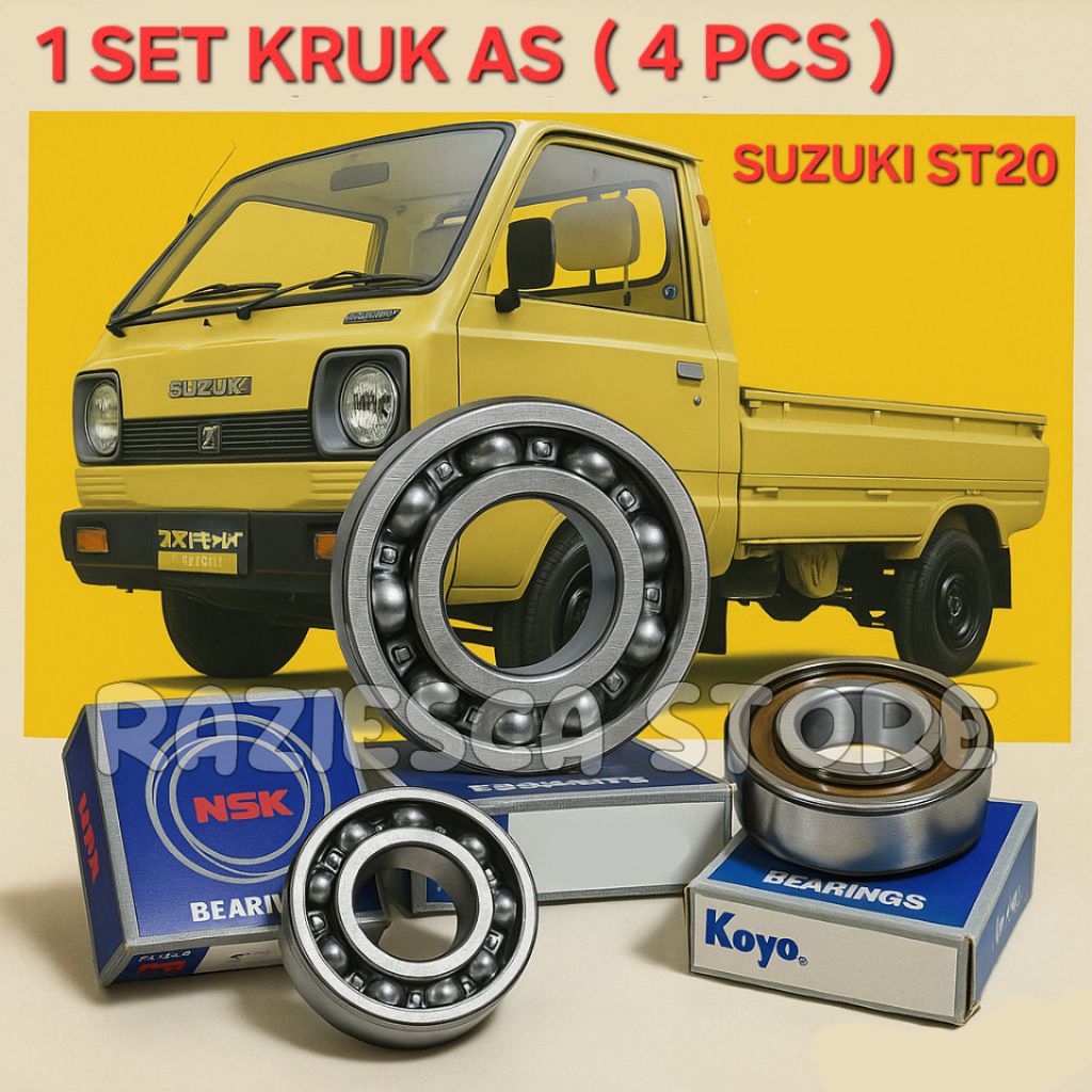 1 Set Bearing Kruk As Suzuki ST20 ( 4pcs )