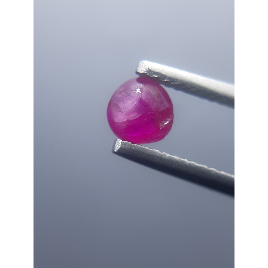 Loose stone cabochon ruby burma mirah kristal belang windusara star lawasan