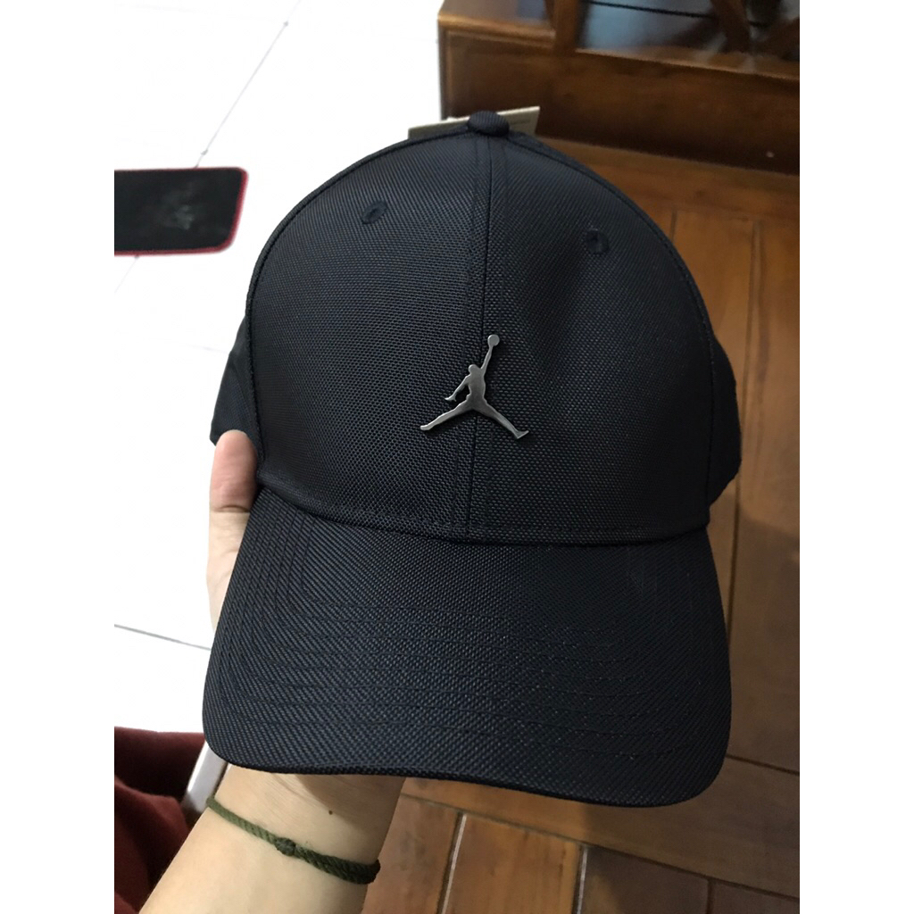 [baca deskripsi] Topi Nike Jordan (Jordan Rise Cap) warna hitam original