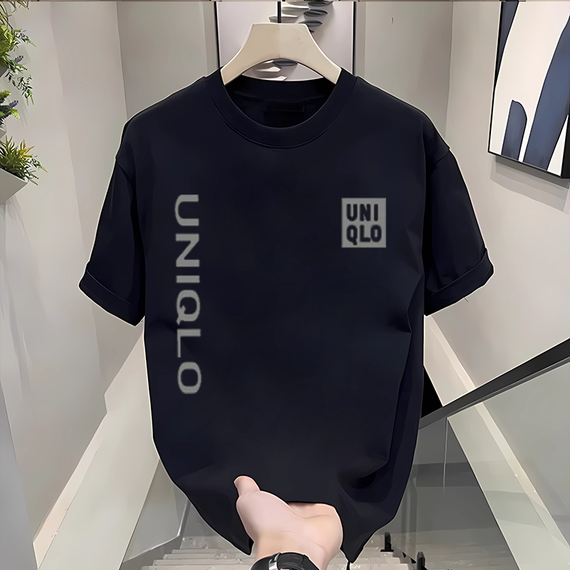 【kaos oversize pria】kaos uniqlo  distro kaos branded pria original 100% katun Kaos Cotton Heavyweigh