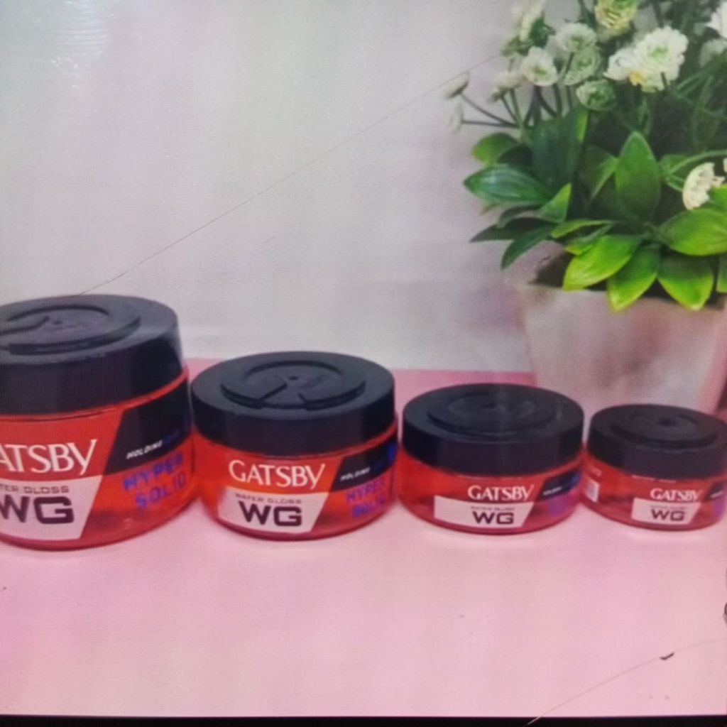 GATSBY WATER GLOSS HYPER SOLID GEL [WG MERAH]/ 1 PCS/ Minyak Rambut Pria