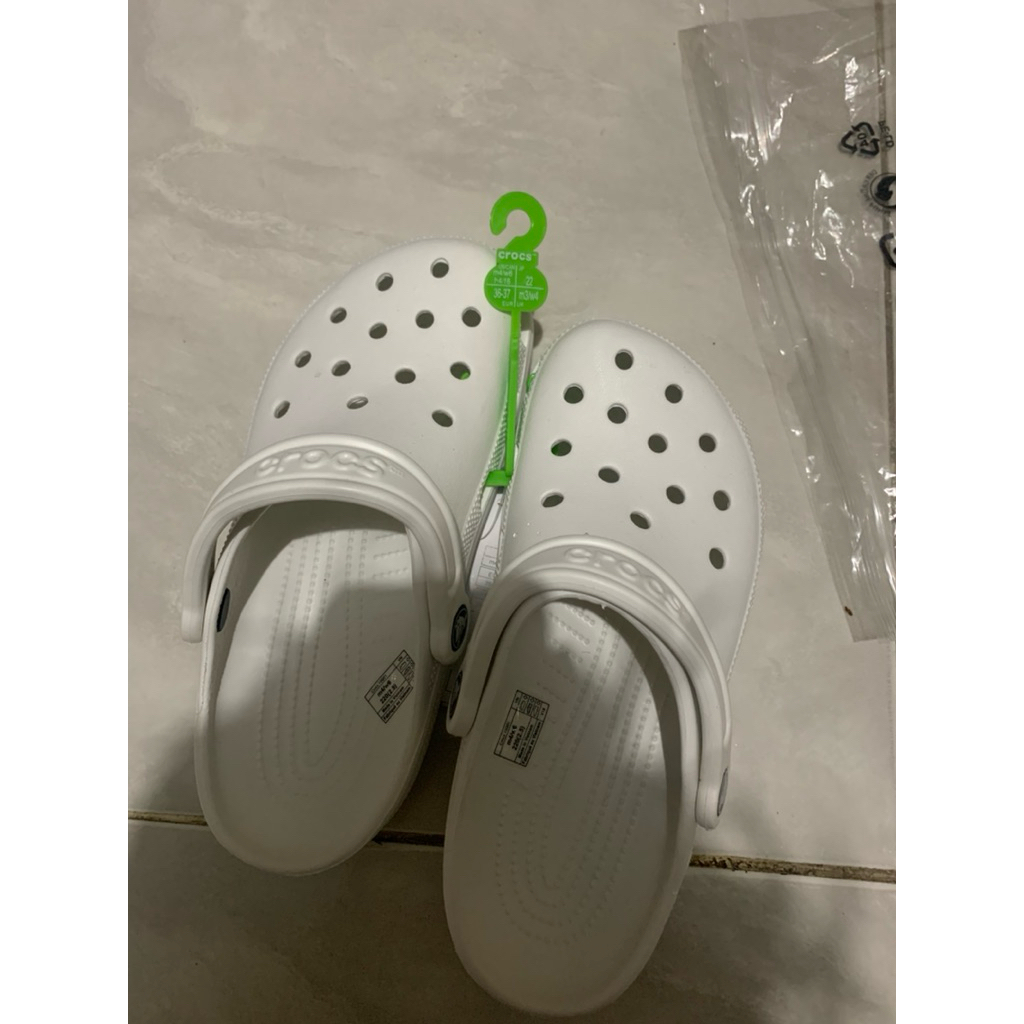 crocs putih polos original