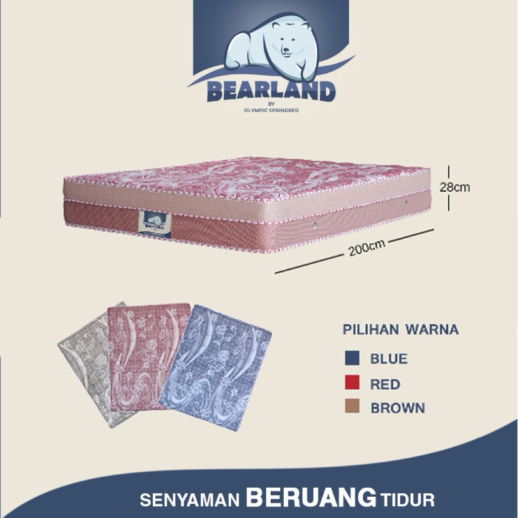 SPRINGBED BEARLAND by OLYMPIC  180x200