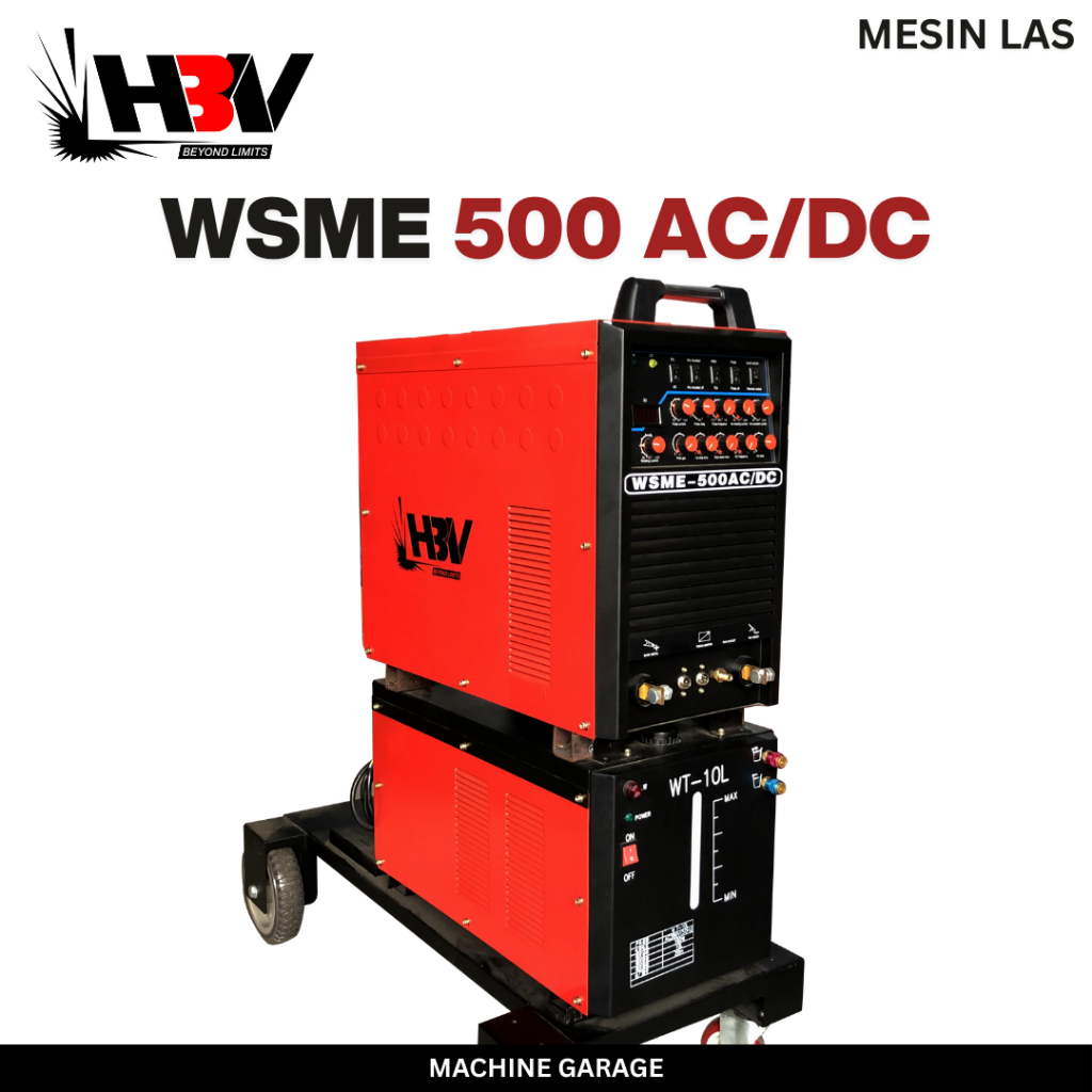 Mesin Las TIG Aluminium ACDC WSME 500 HBV