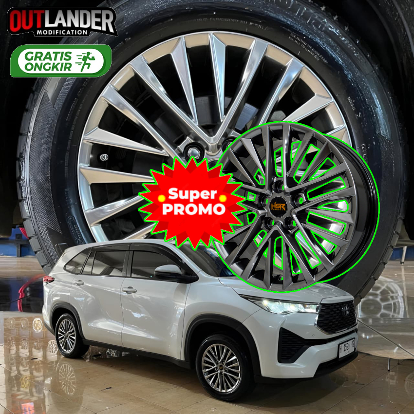 velg racing ring17 untuk mobil Xtrail Outlander Expander Mazda3 Mazda5 CX3 CX5 dll hsr london R17