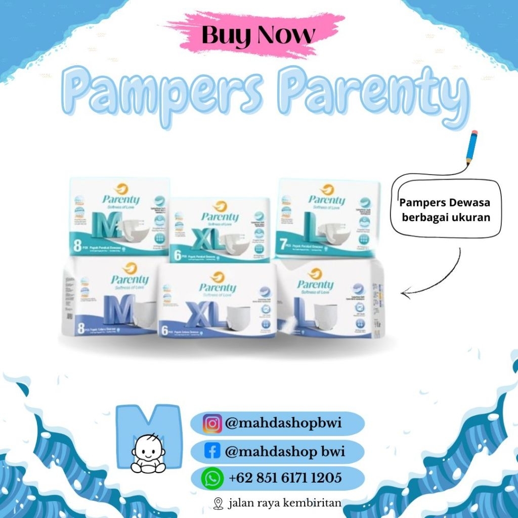 Pampers Dewasa Parenty / Pampers Parenty / Dewasa Pampers / Pampers Dewasa Parenty / Pampers Parenty