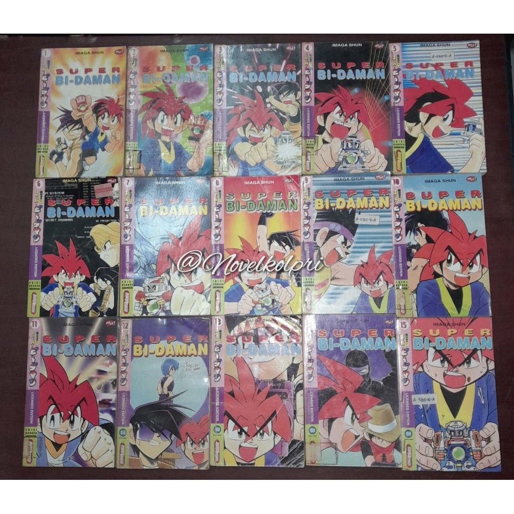 Komik SET Super Bidaman 1-15 Tamat