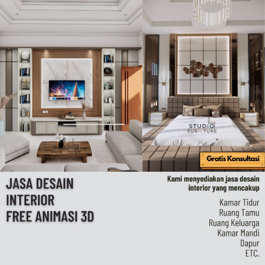 JASA DESAIN 3D INTERIOR PROFESIONAL