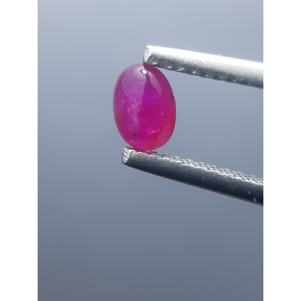 Loose stone cabochon ruby burma mirah kristal belang windusara star lawasan