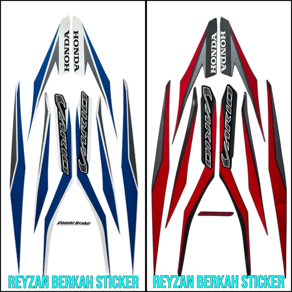 STIKER STRIPING LIS LES BODY MOTOR VARIO 125 2018 2019