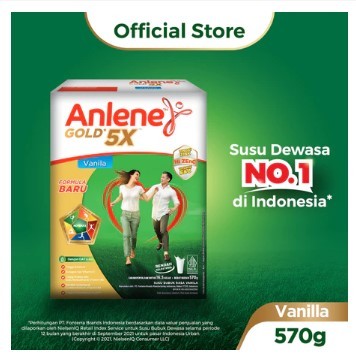 

Anlene Gold 5X Susu Bubuk Dewasa Vanila 570g - Nutrisi Tinggi Kalsium Untuk Tulang, Sendi, dan Otot