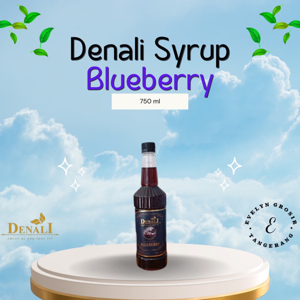 

DENALI SYRUP BLUEBERRY | SIRUP BLUEBERRY 750ml - BLUEBERRY SIRUP 750 MILI