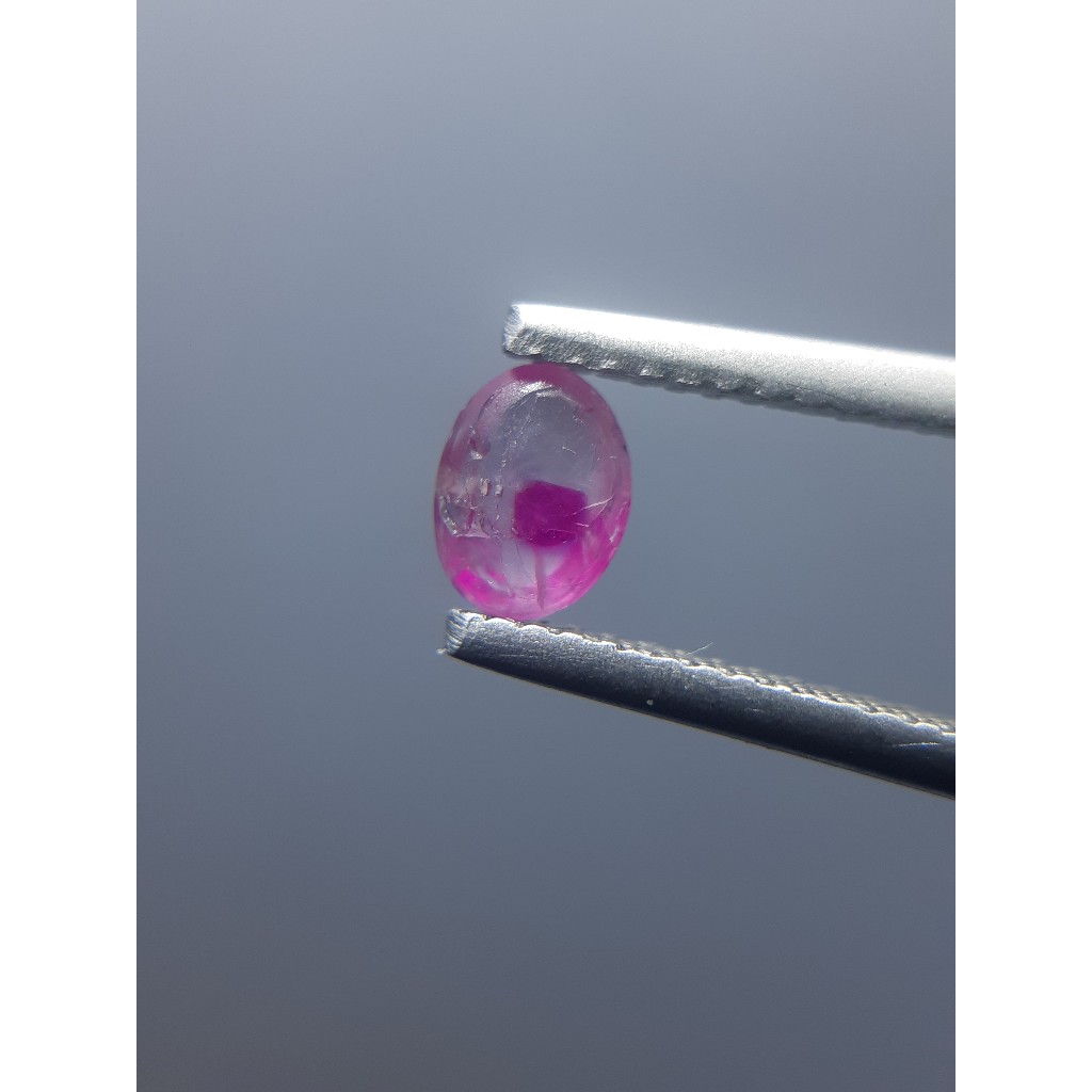 Loose stone cabochon ruby burma mirah kristal belang windusara star lawasan