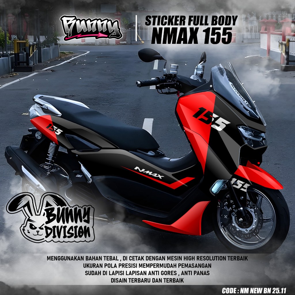 (COD) TERBARU Decal Sticker Motor Yamaha Nmax 155 New 2020 2021 2022 2023 2024 Full body - Stiker Sk