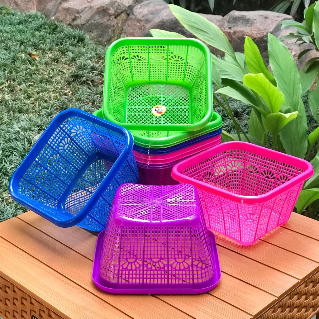 (12 Pcs) Wakul Kotak Plastik Seal - Wakul Hajatan Rege Segi