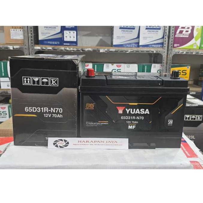AKI MOBIL YUASA MF N70 / 65D31R  (70AH)(KERING)