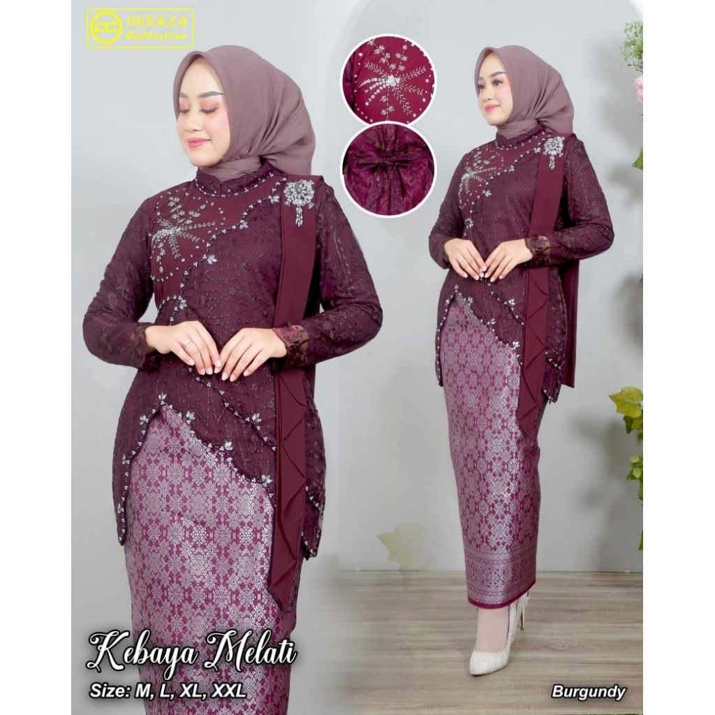 (COD) setelan kebaya melati kebaya kondangan kebaya modern kebaya muslim kebaya wisuda kebaya kondan