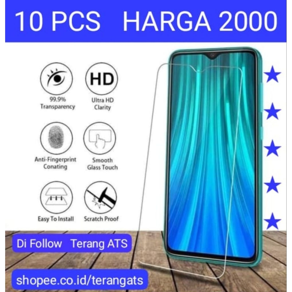 Temper Kaca Bening HP Samsung Galaxy A07 Tempered Glass TG Pelindung Layar Handphone Samsung Galaxy 