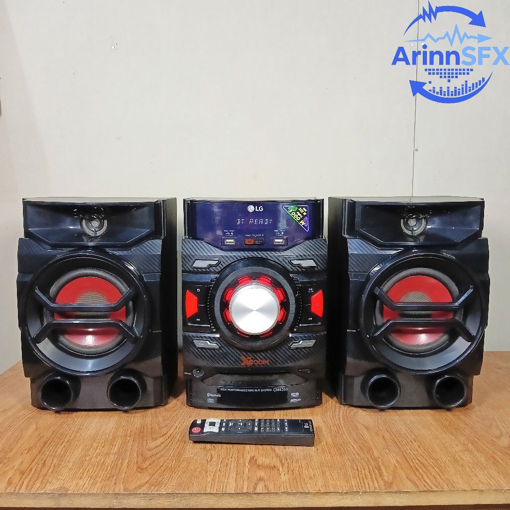 Micro hifi compo LG CM4350 Bluetooth bekas second masih bagus