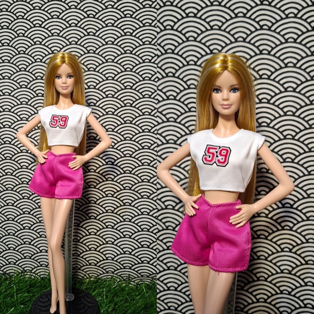 Baju Barbie Cheerleader (Tidak termasuk boneka dan sepatu) (T)