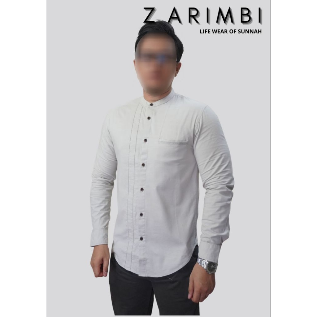 kemeja Koko linen Krah sanghai polos panjang/ kemko linen Krah sanghai pria/ kemeja Koko linen kombi