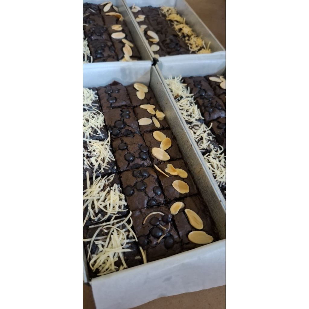 

Brownies Panggang Fudgy Brownies Coklat Brownies