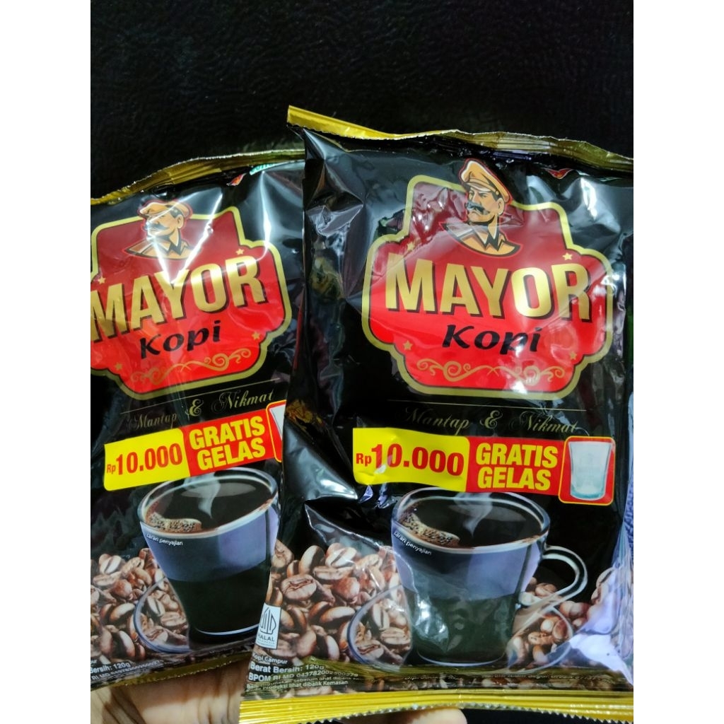 Kopi Mayor Gratis Gelas