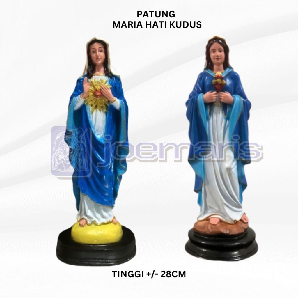 PATUNG MARIA HATI KUDUS 28CM