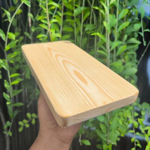 Telenan Bahan  Kayu  Pinus Tatakan Pengiris Kaki Kotak Tatakan Bumbu Dapur