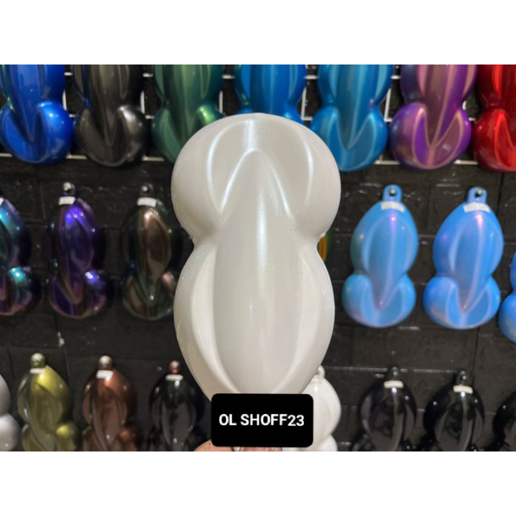 Cat Super White Solid PU + Free Mutiara Putih PU Polyuretane