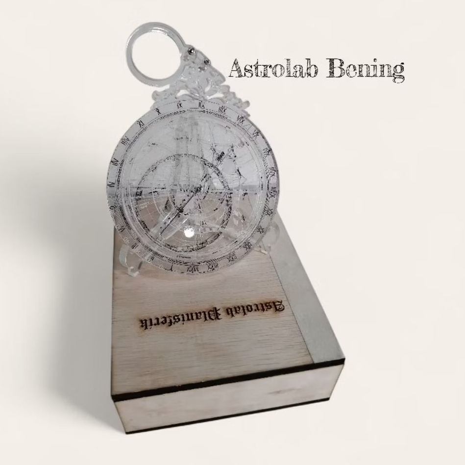 

Astrolab akrilik bening tinggi 10 cm