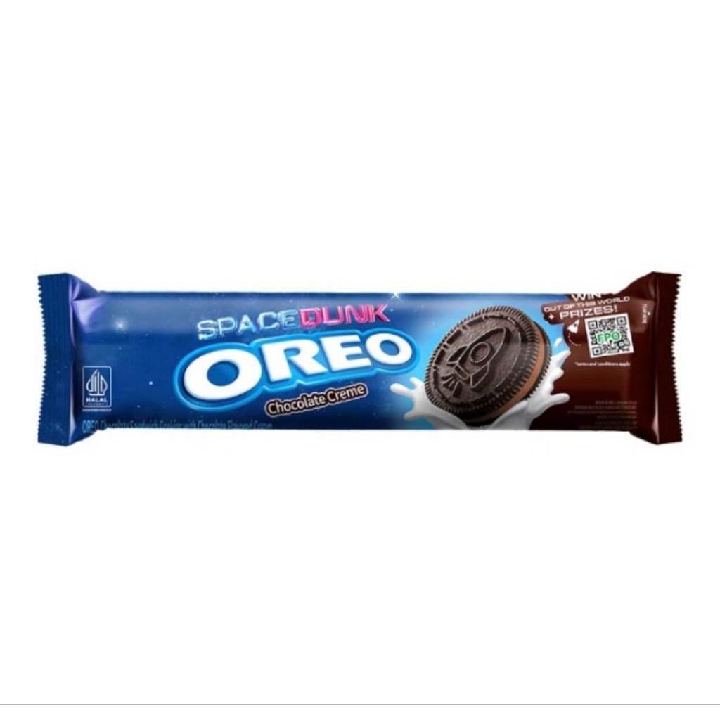 

Oreo Space Dunk Biskuit Sandwich Cokelat 110.4 g