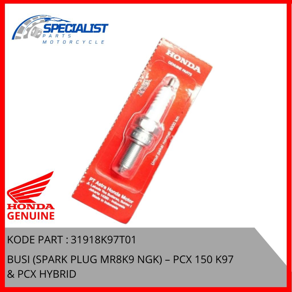 Busi (Spark Plug) U27EPR-9 (Denso) Beat Fi, CB 150 StreetFire,CBR 150R,Scopy,Vario 110, Megapro, CRF