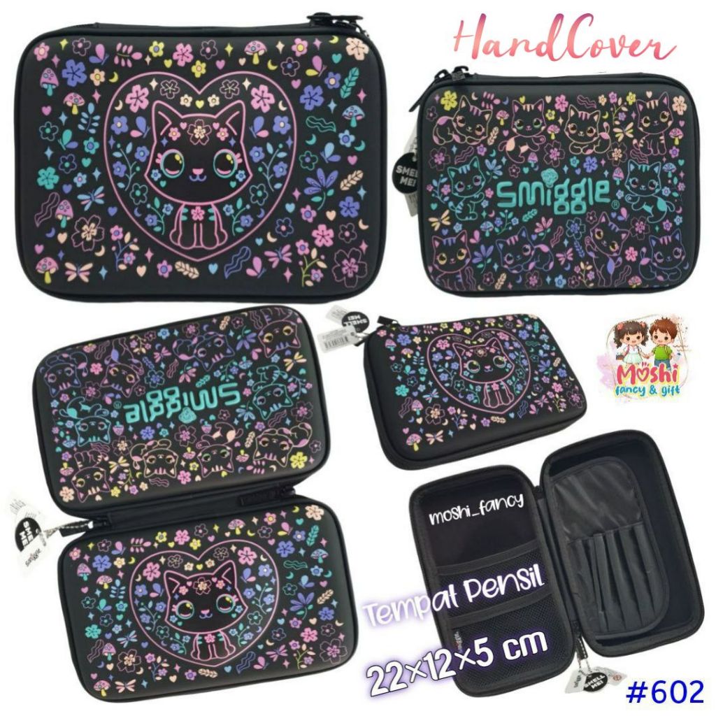 

Tempat Pensil Mermaid Cat / Tempat Pensil Eclipase Cat / Pencil Case Anak Perempuan Motif Kucing Hitam