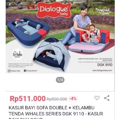 preloved kasur bayi dialogue baby
