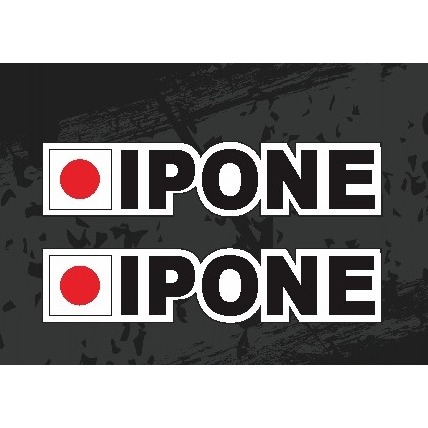 Stiker IPONE / Stiker Oli Motor / Cutting Stiker / Stiker Custom / Stiker IPONE Japan / Jepang