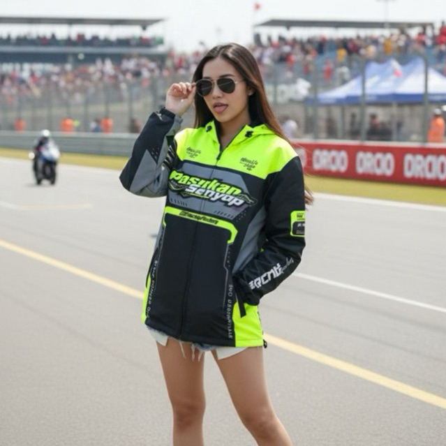 JAKET RACING SUPERMOTO BALAP TASLAN / CUSTOM DESAIN SESUAI KEINGINAN