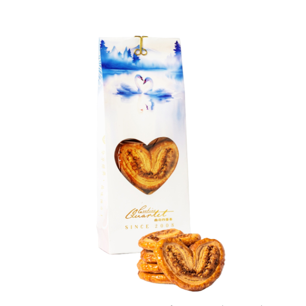 

PO HK Cookies Quartet Palmier 100gr Golden Classic Matcha Sesame Orange Dark Chocolate Hazelnut Earl Grey Tea Halal Kemasan Paper Bag Isi 12pcs Best Seller