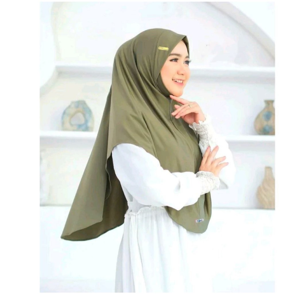 (24 WARNA) Hijab Dagu Malaysia soft ped label akrilik gold Hijab Dagu Malaysia Size M I Jilbab Insta