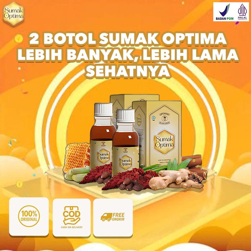 2 Box Sumak Optima - Madu Herbal Atasi Nyeri Sendi & Asam Urat | Bisa COD & Free Ongkir