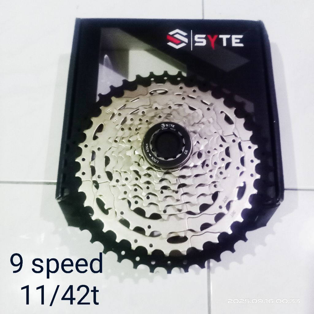 Gear 9 speed 11-42t sprocket 9 sp 42t SYTE