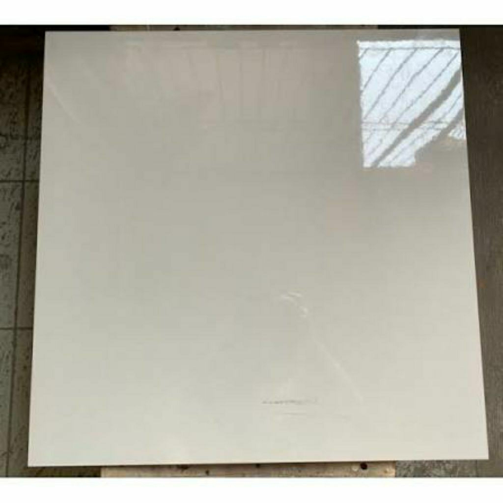 Keramik 60x60 Cream Polos Glosy